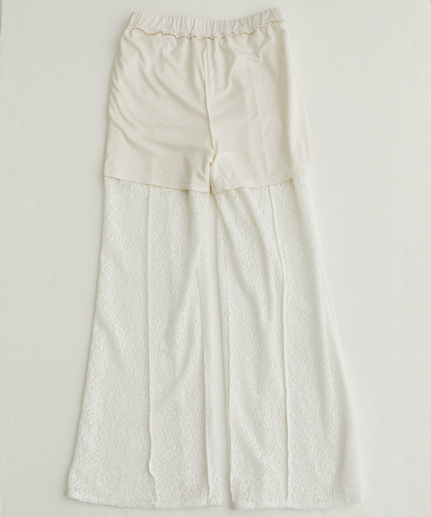 VIS「【洗える】セミフレアレースパンツ」|その他|