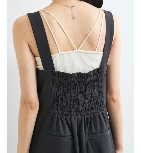 VIS「フロントタックデザインサロペット/オールインワン」|オールインワン|