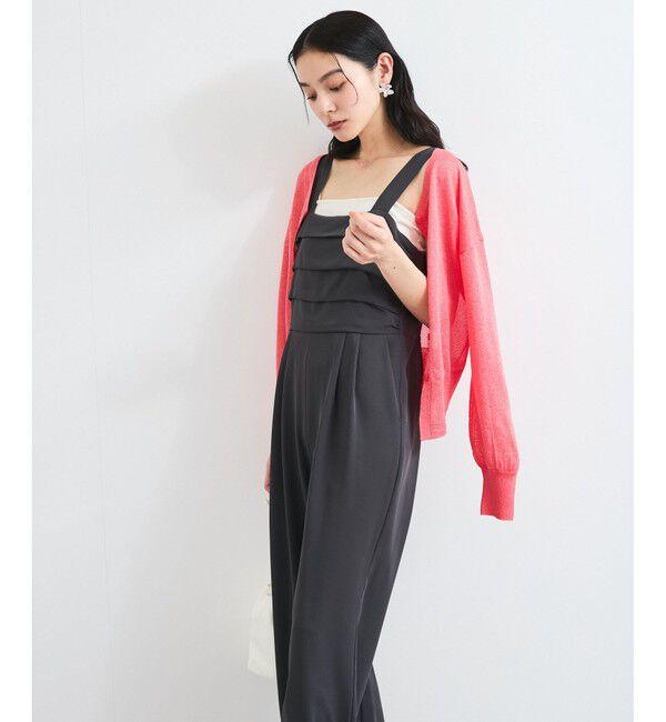 VIS「フロントタックデザインサロペット/オールインワン」|オールインワン|