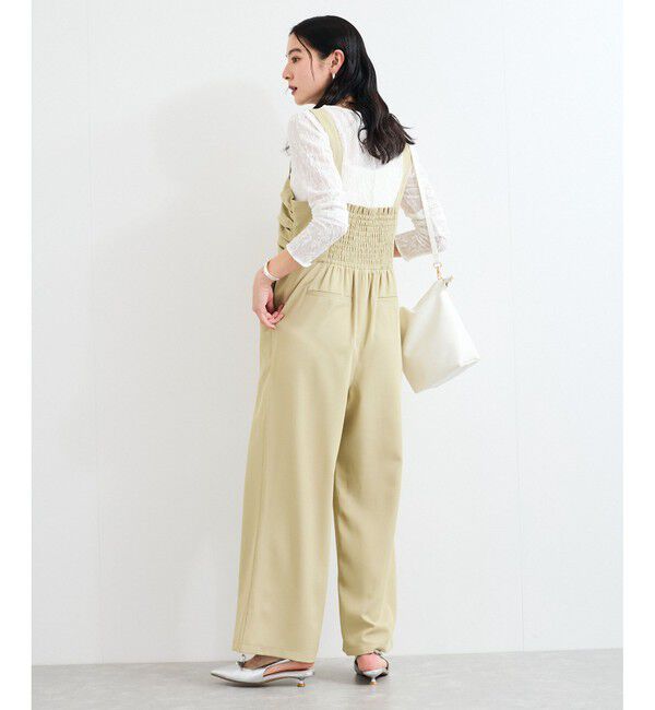 VIS「フロントタックデザインサロペット/オールインワン」|オールインワン|