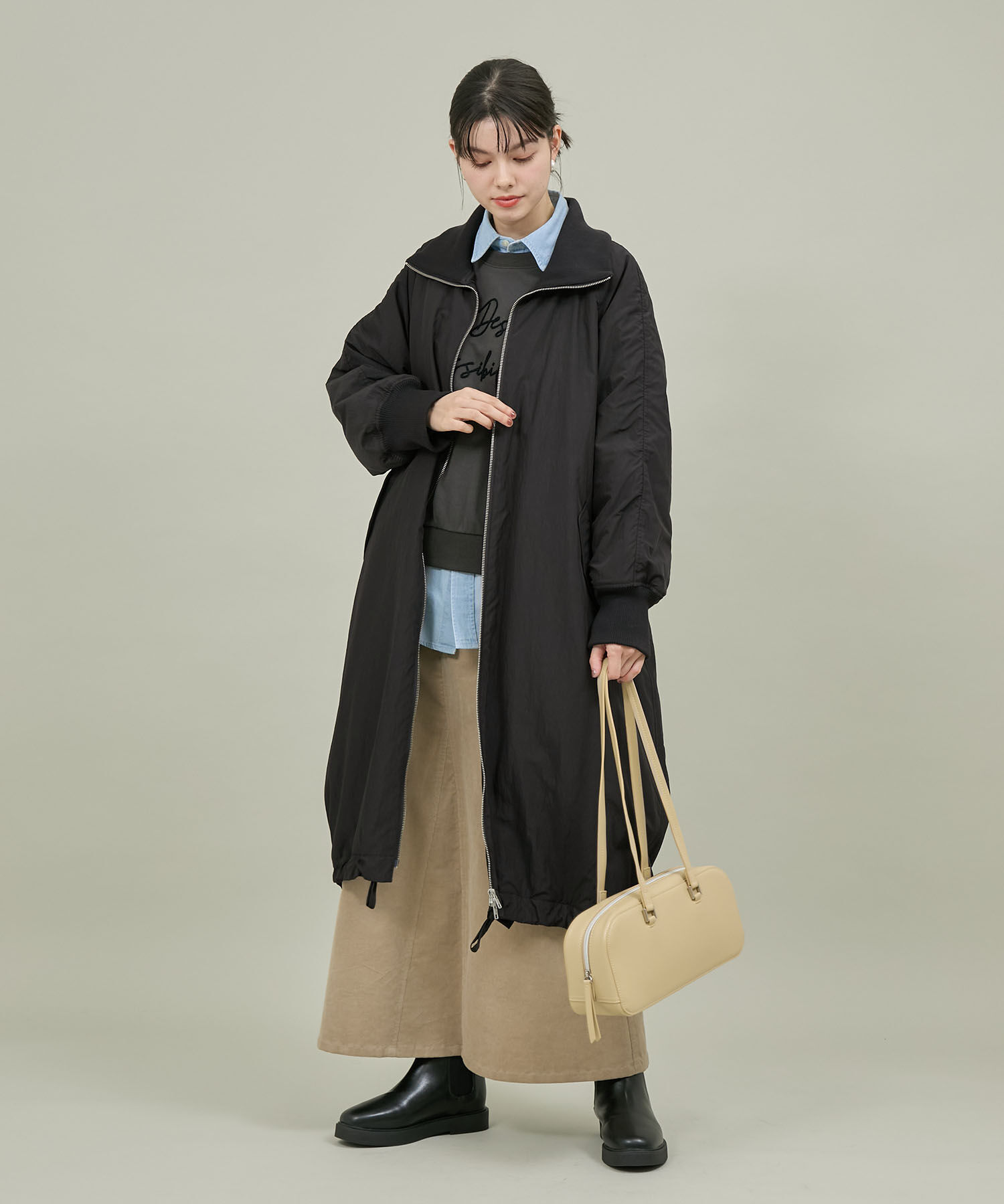 ROPE' PICNIC R「撥水・花粉ガード/中わたスタンドカラーコート」|その他|