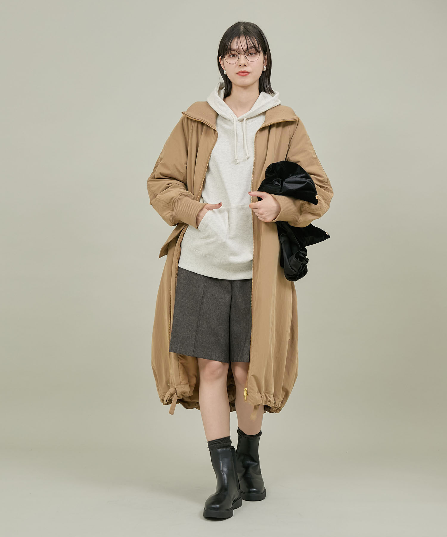 ROPE' PICNIC R「撥水・花粉ガード/中わたスタンドカラーコート」|その他|