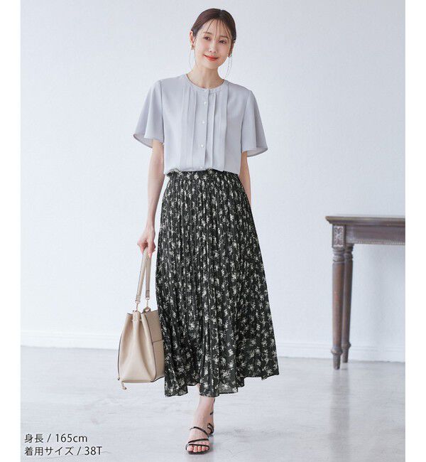 Rope&rsquo;Picnic「【新色追加】着丈が選べるエアリープリーツスカート」|スカート|