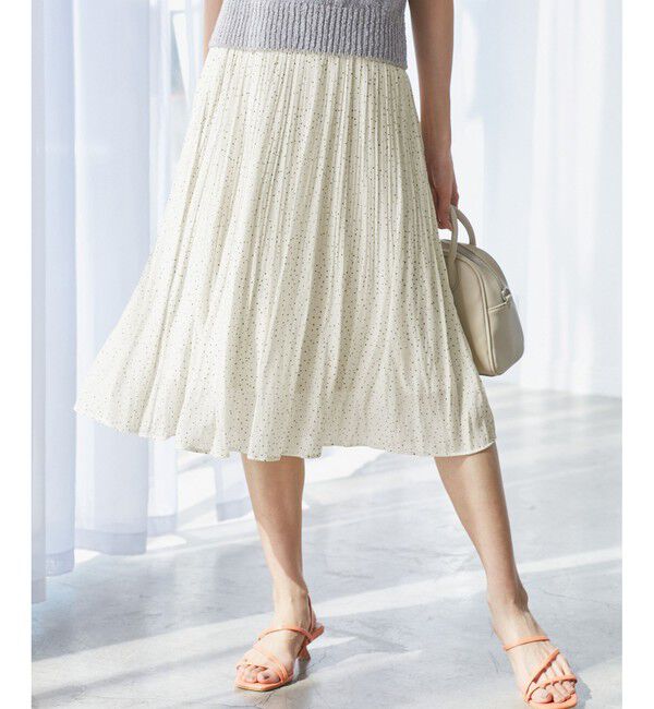 Rope&rsquo;Picnic「【新色追加】着丈が選べるエアリープリーツスカート」|スカート|