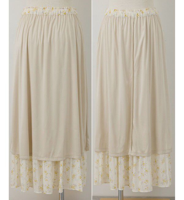 Rope&rsquo;Picnic「【新色追加】着丈が選べるエアリープリーツスカート」|スカート|