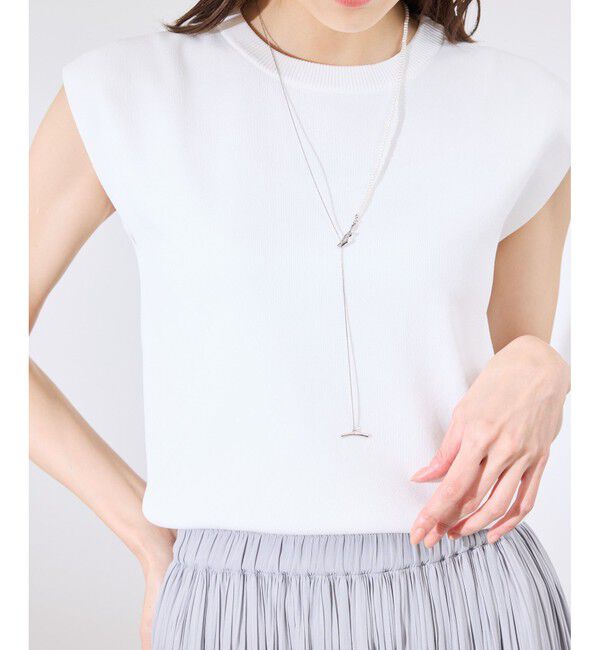 ROPE PICNIC PASSAGE「パール&times;チェーンラリエットネックレス」|ネックレス|