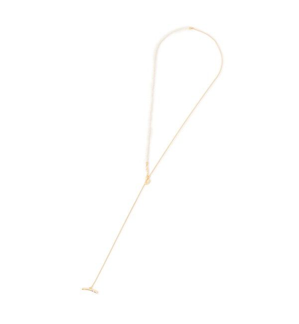 ROPE PICNIC PASSAGE「パール&times;チェーンラリエットネックレス」|ネックレス|