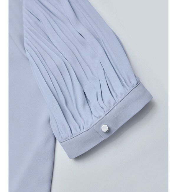 Rope&rsquo;Picnic「袖プリーツハーフスリーブブラウス」|シャツ・ブラウス|