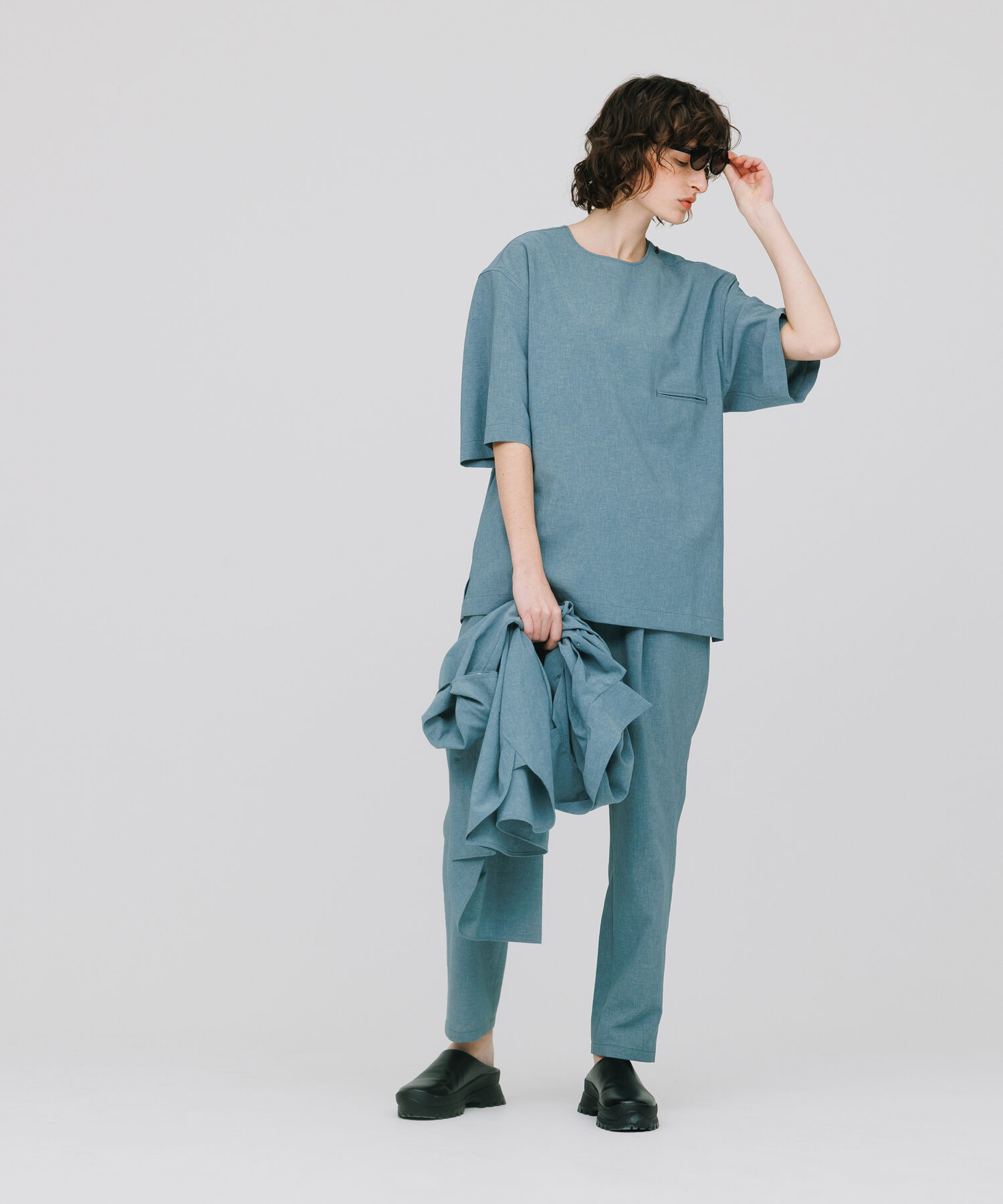 ADAM ET ROPE'「【2点セット】Tシャツ セットアップ /速乾 / 冷感 / イージーケア / ユニセックス」|スーツ|