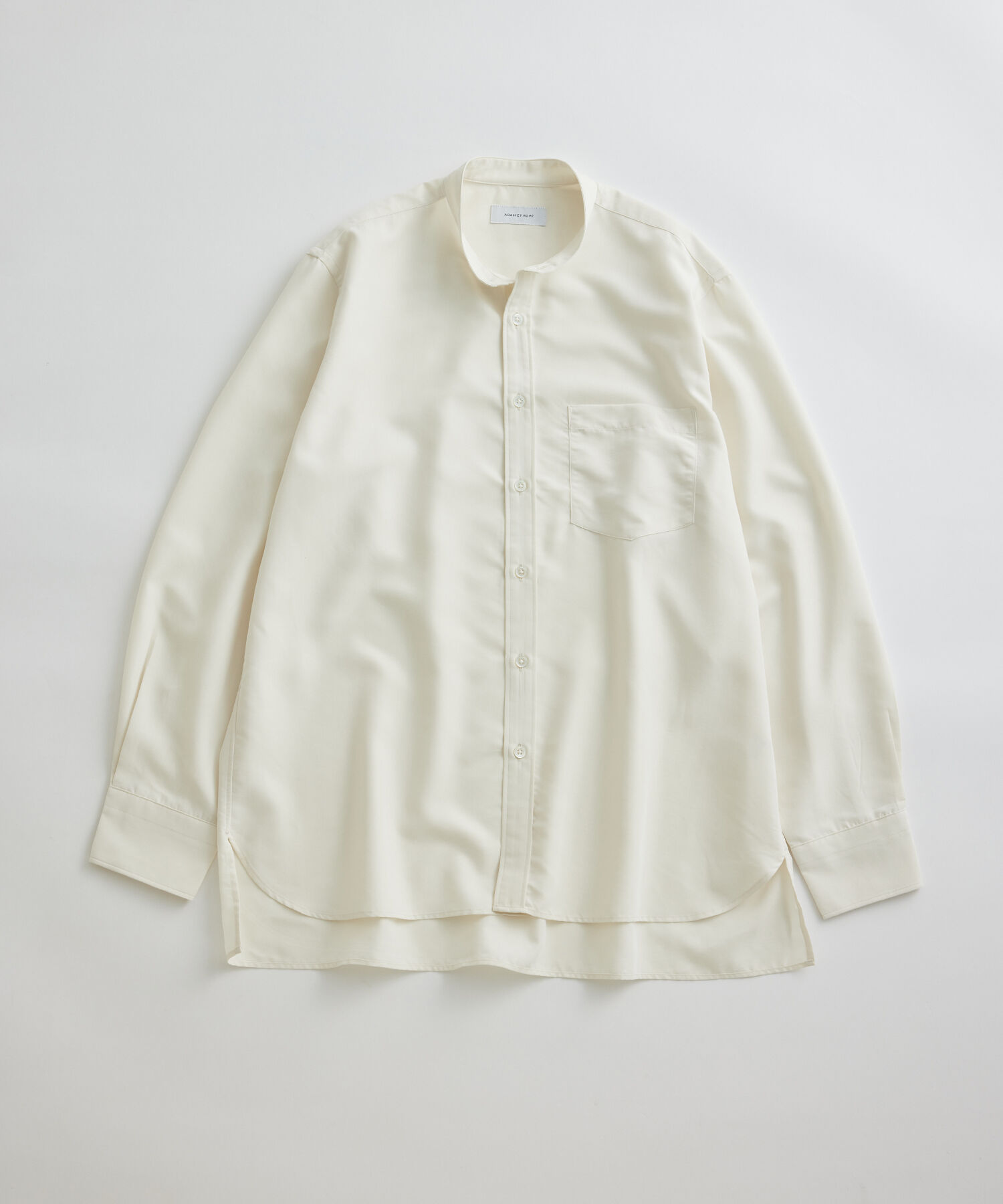 ADAM ET ROPE'「《定番》レーヨンスエード バンドカラーシャツ / ユニセックス」|シャツ・ブラウス|キナリ(16)