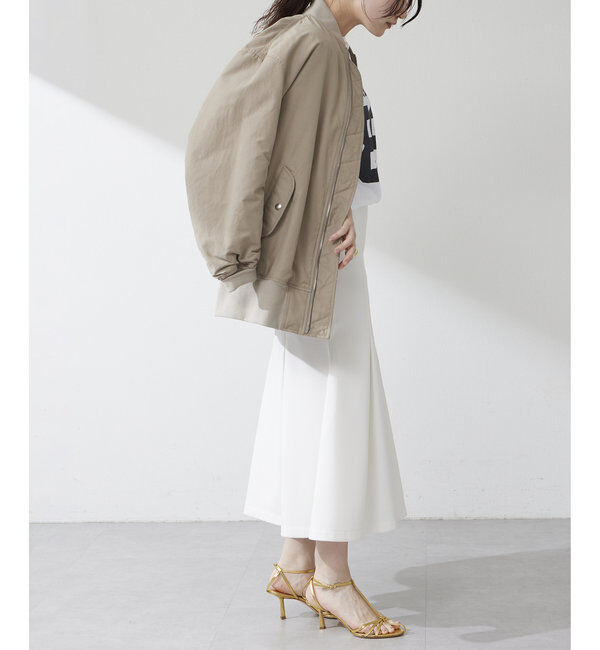  「バックパイルスカート」|スカート|