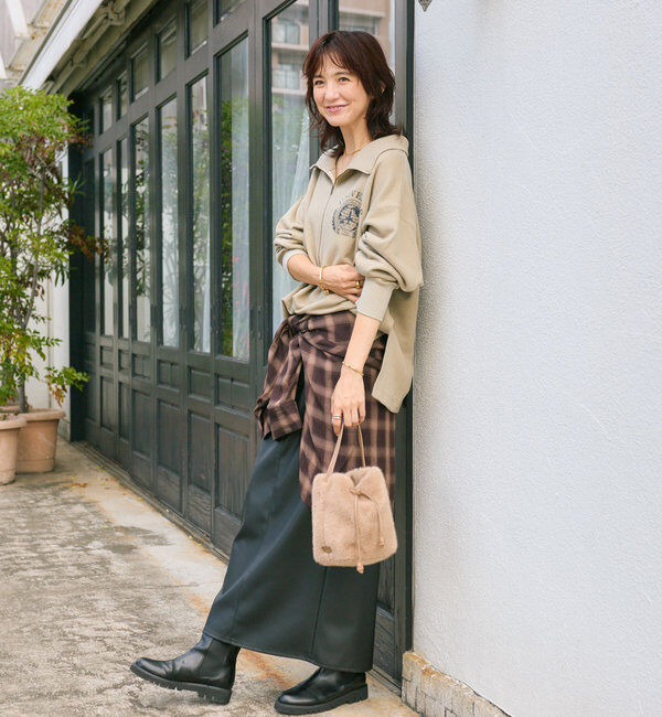  「【シーズンムードを高める】フェイクファーハンドバッグ」|トートバッグ|