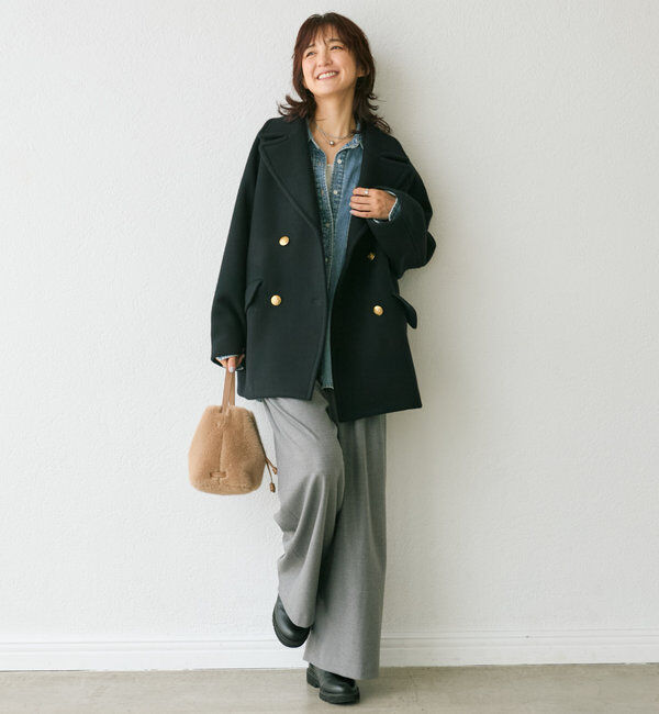  「【シーズンムードを高める】フェイクファーハンドバッグ」|トートバッグ|