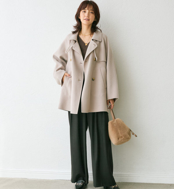  「【シーズンムードを高める】フェイクファーハンドバッグ」|トートバッグ|