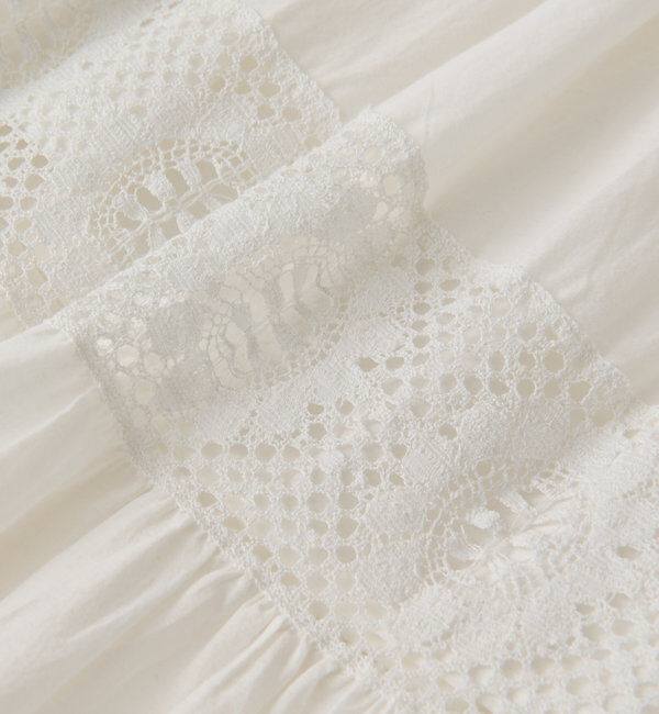  「【着映え◎】ケミカルレースティアードスカート」|スカート|