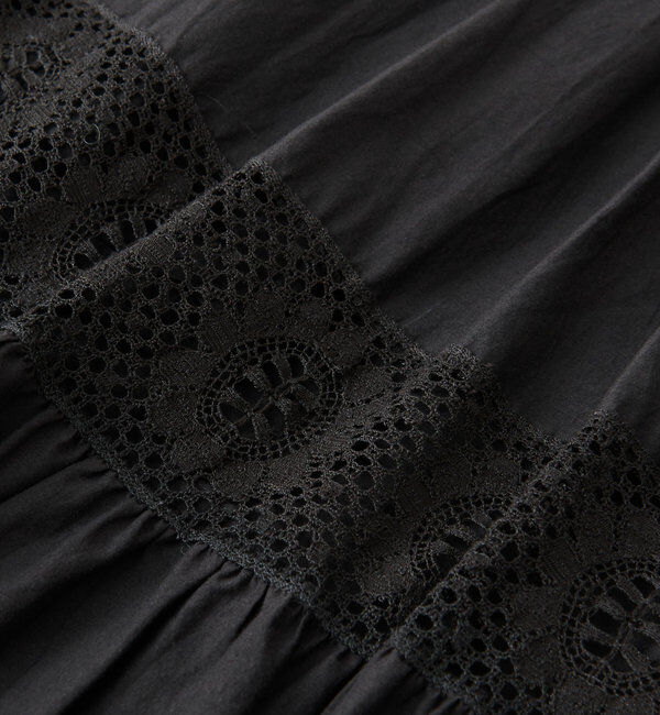  「【着映え◎】ケミカルレースティアードスカート」|スカート|