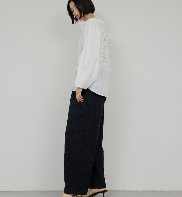  「【Dhritie】バックレースシャツ」|Tシャツ・カットソー|