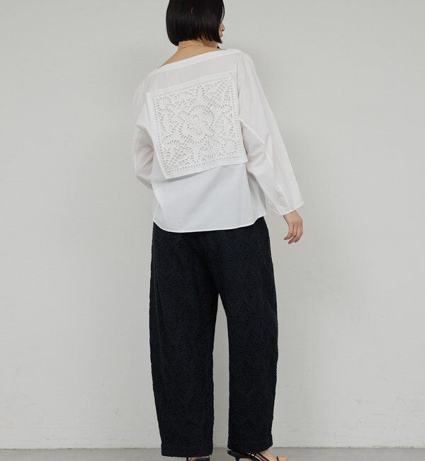  「【Dhritie】バックレースシャツ」|Tシャツ・カットソー|