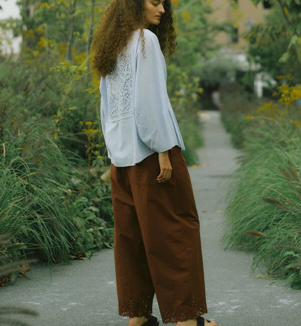  「【Dhritie】バックレースシャツ」|Tシャツ・カットソー|