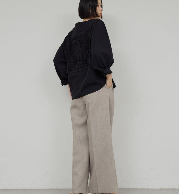  「【Dhritie】バックレースシャツ」|Tシャツ・カットソー|