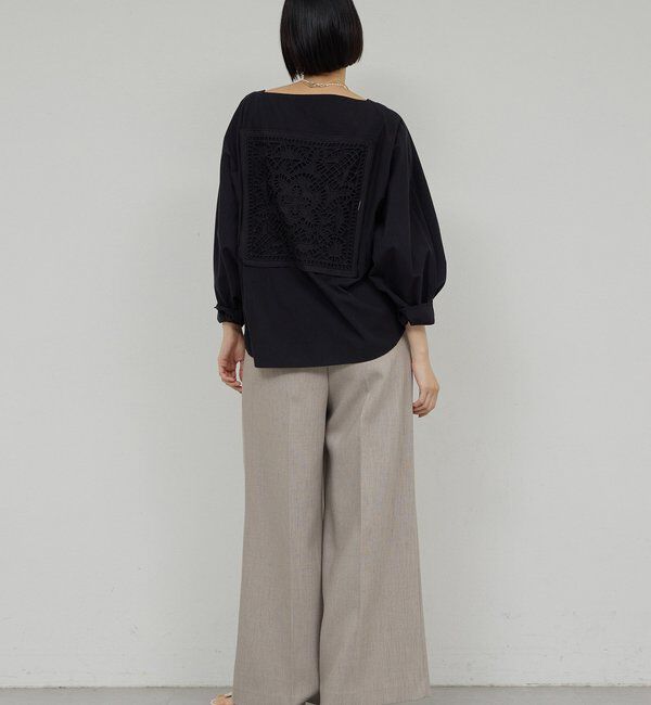  「【Dhritie】バックレースシャツ」|Tシャツ・カットソー|