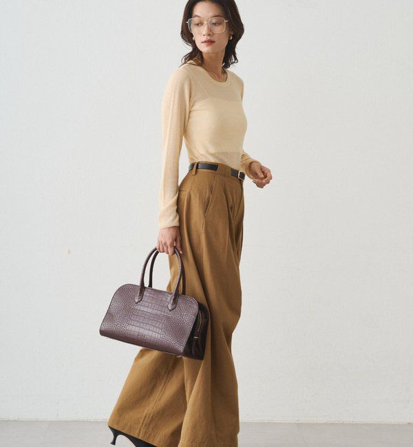  「シアーニットプルオーバー」|ニット・セーター|