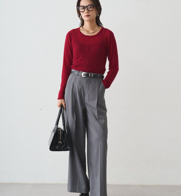  「シアーニットプルオーバー」|ニット・セーター|