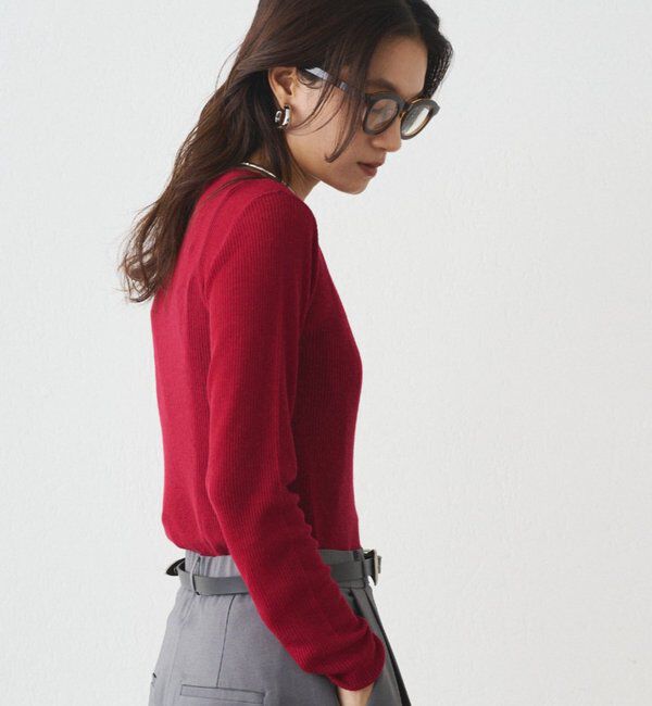  「シアーニットプルオーバー」|ニット・セーター|