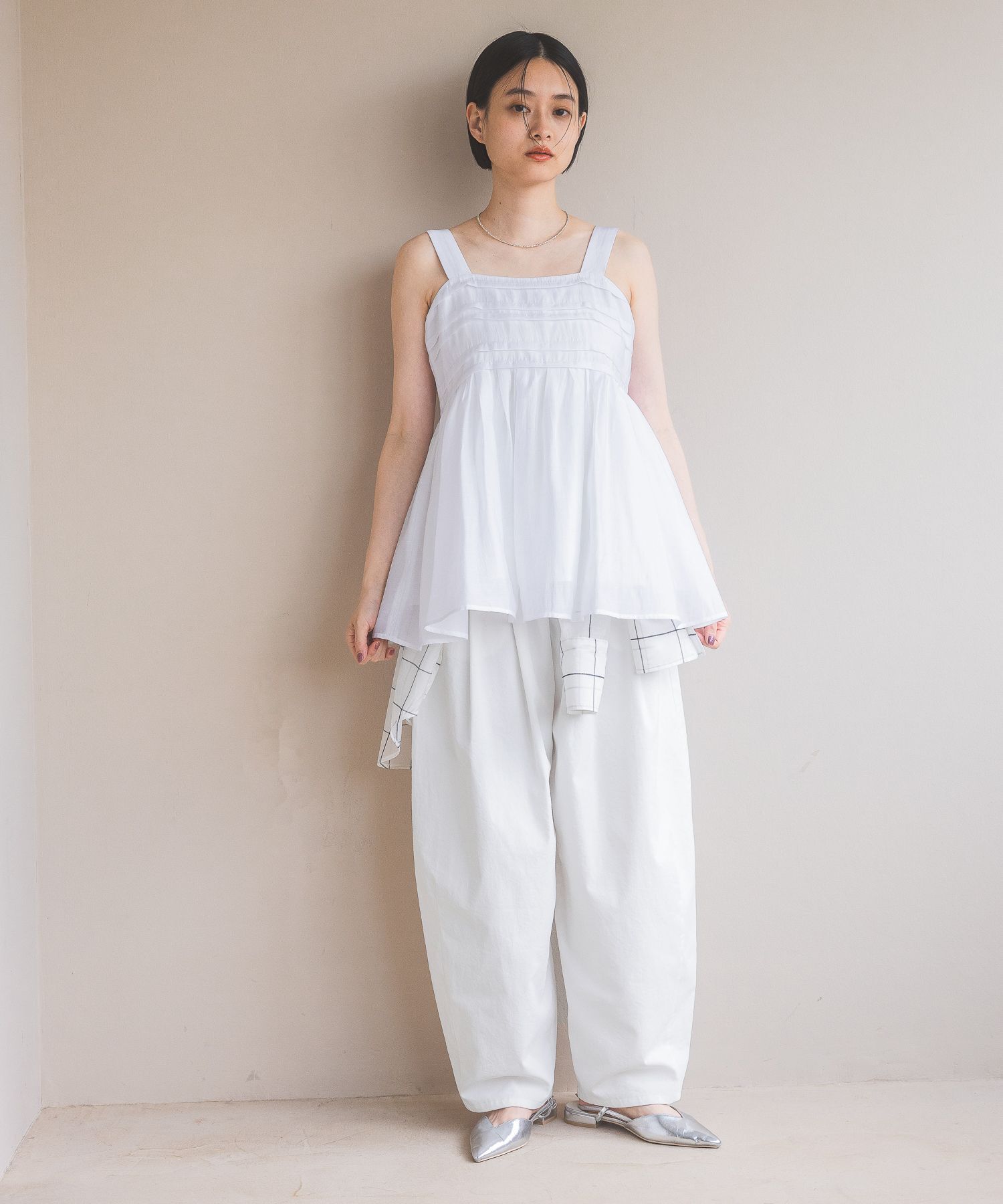 A part by 「 シアーペプラムキャミ」|シャツ・ブラウス|