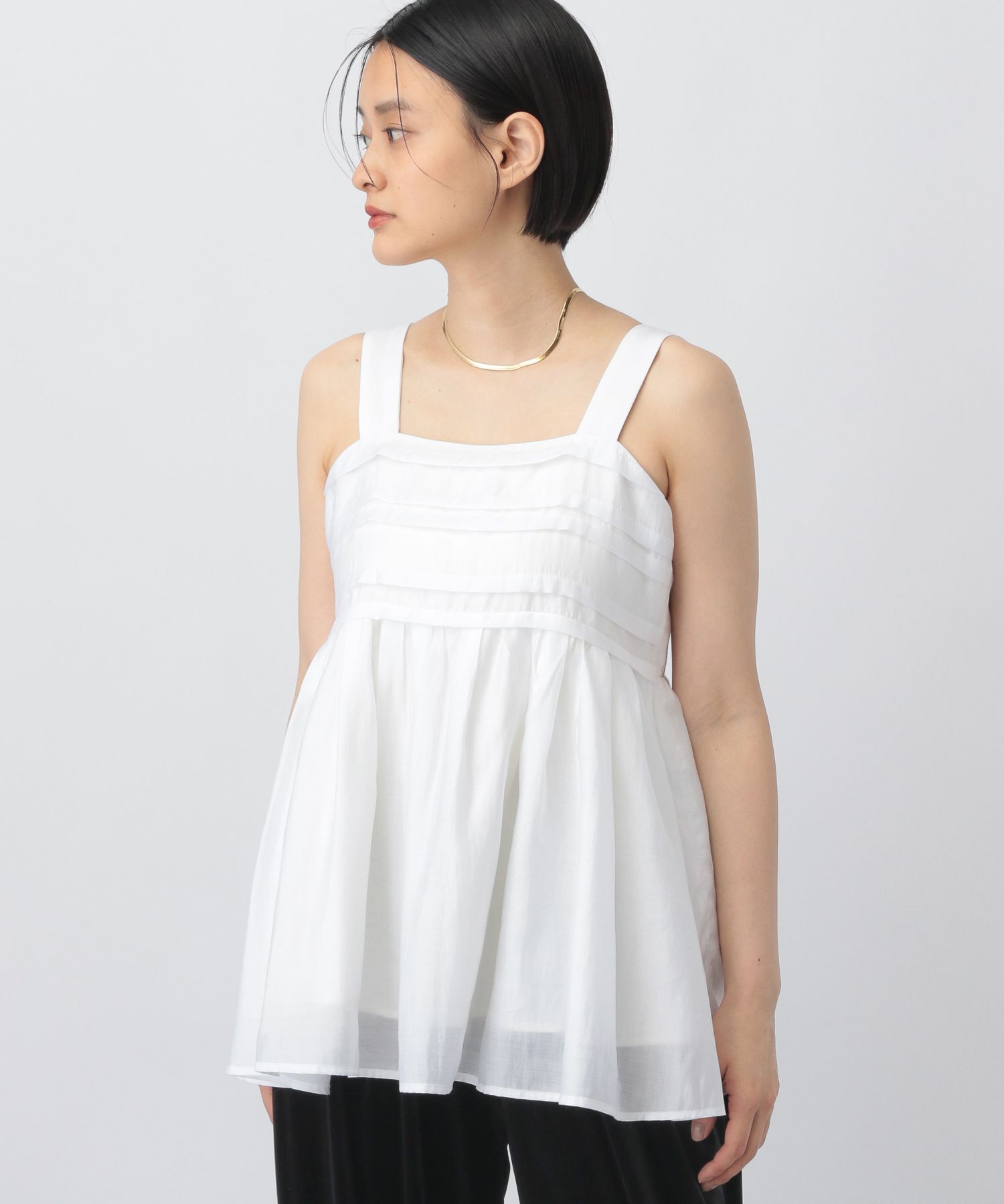 A part by 「 シアーペプラムキャミ」|シャツ・ブラウス|