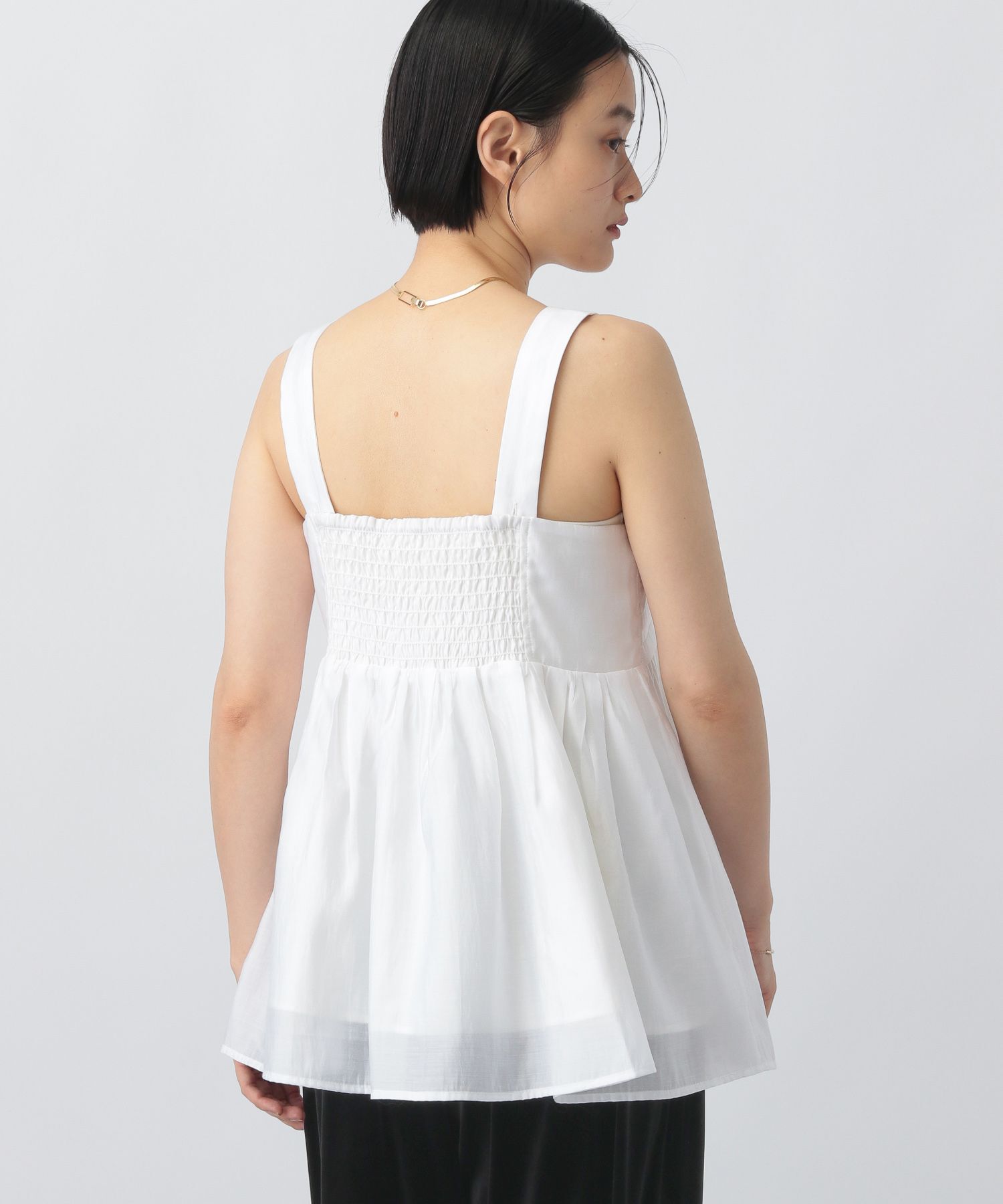 A part by 「 シアーペプラムキャミ」|シャツ・ブラウス|