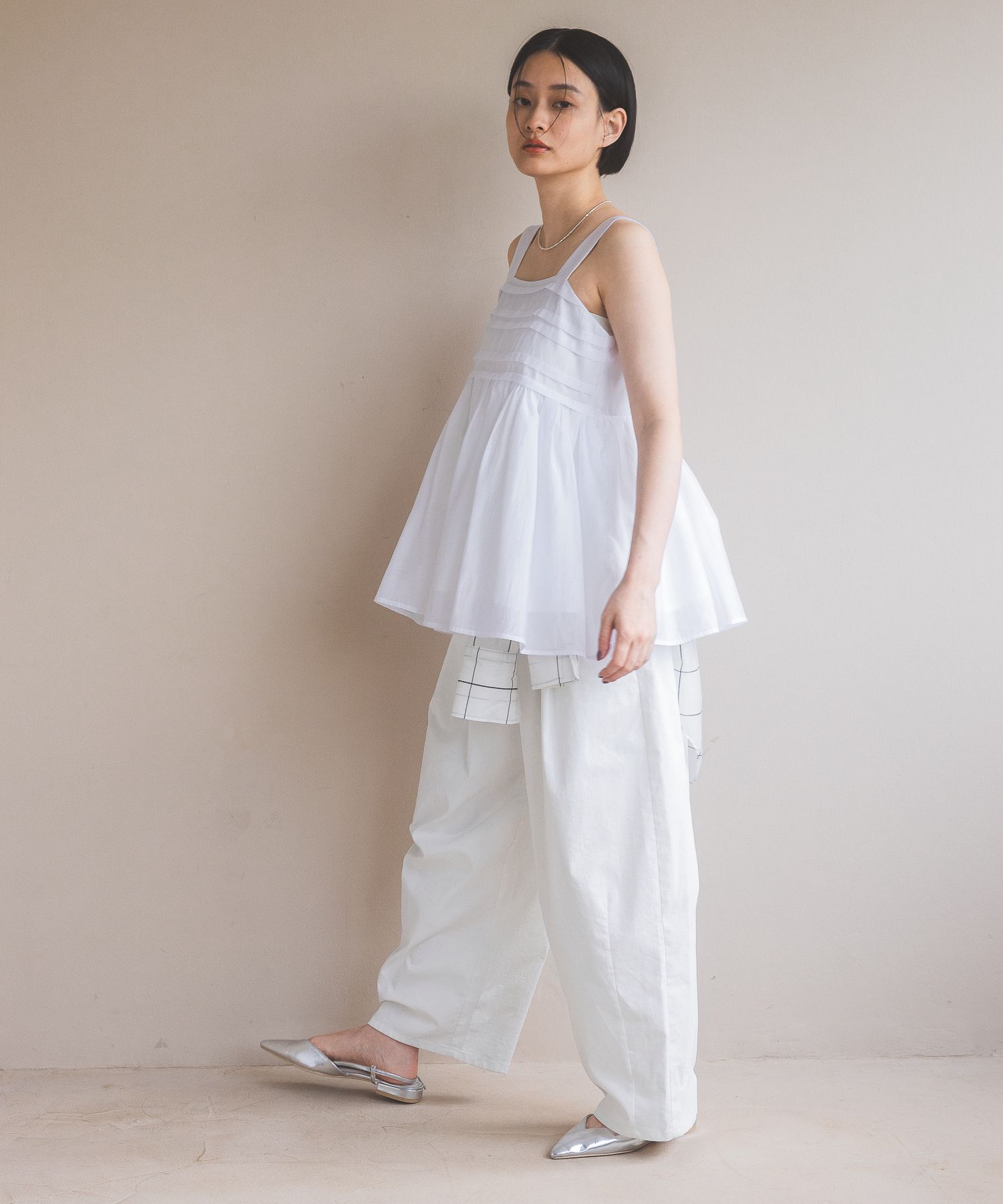 A part by 「 シアーペプラムキャミ」|シャツ・ブラウス|