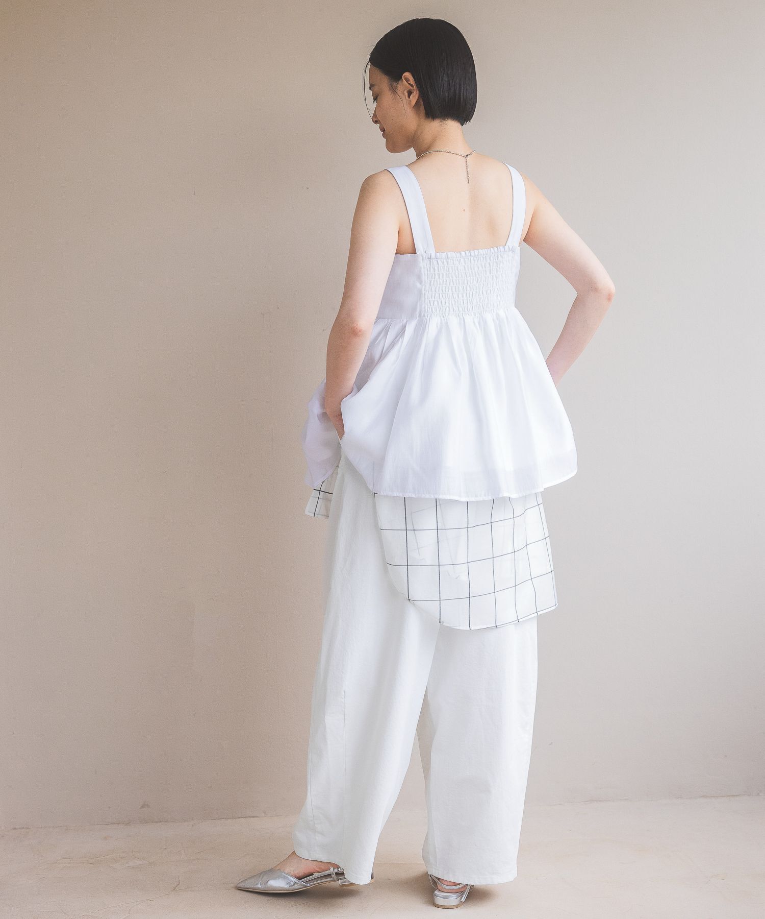 A part by 「 シアーペプラムキャミ」|シャツ・ブラウス|