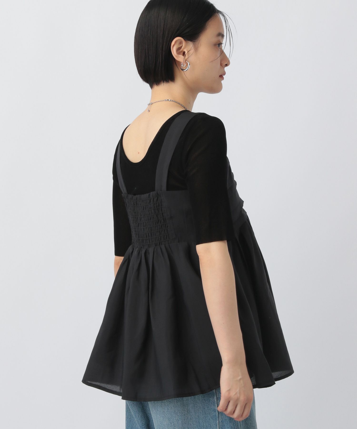 A part by 「 シアーペプラムキャミ」|シャツ・ブラウス|