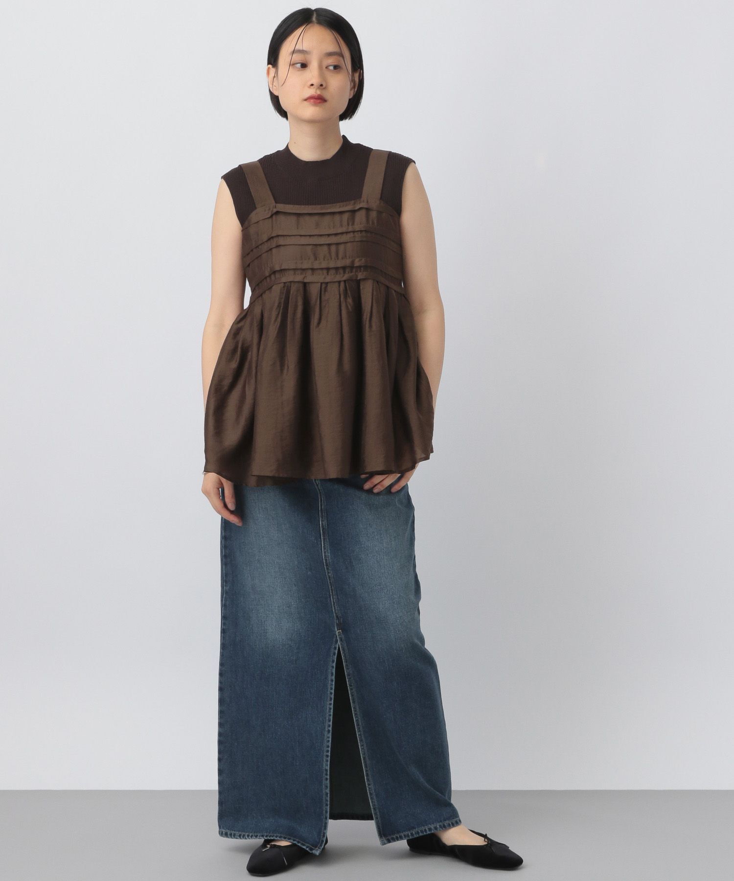 A part by 「 シアーペプラムキャミ」|シャツ・ブラウス|