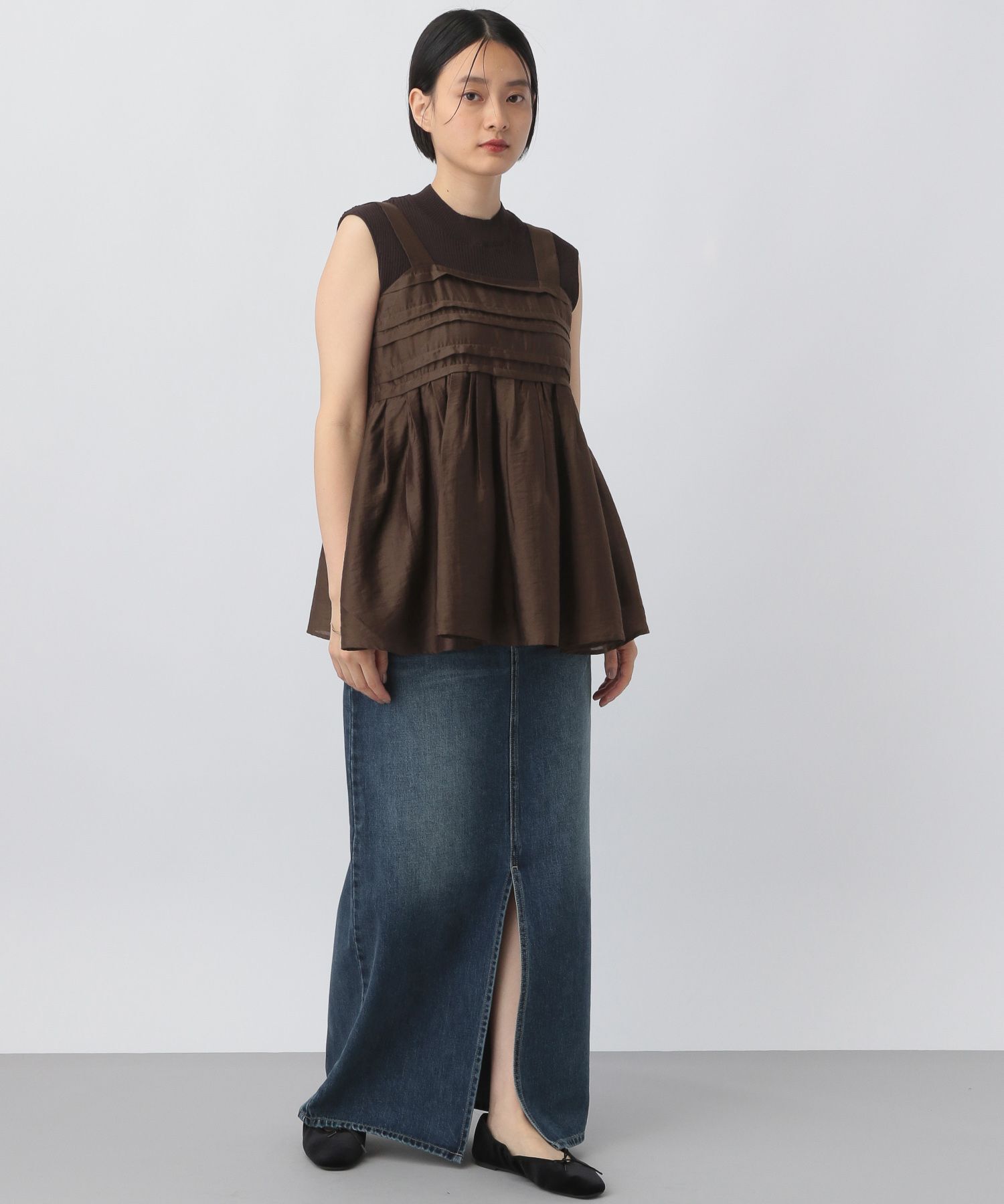 A part by 「 シアーペプラムキャミ」|シャツ・ブラウス|