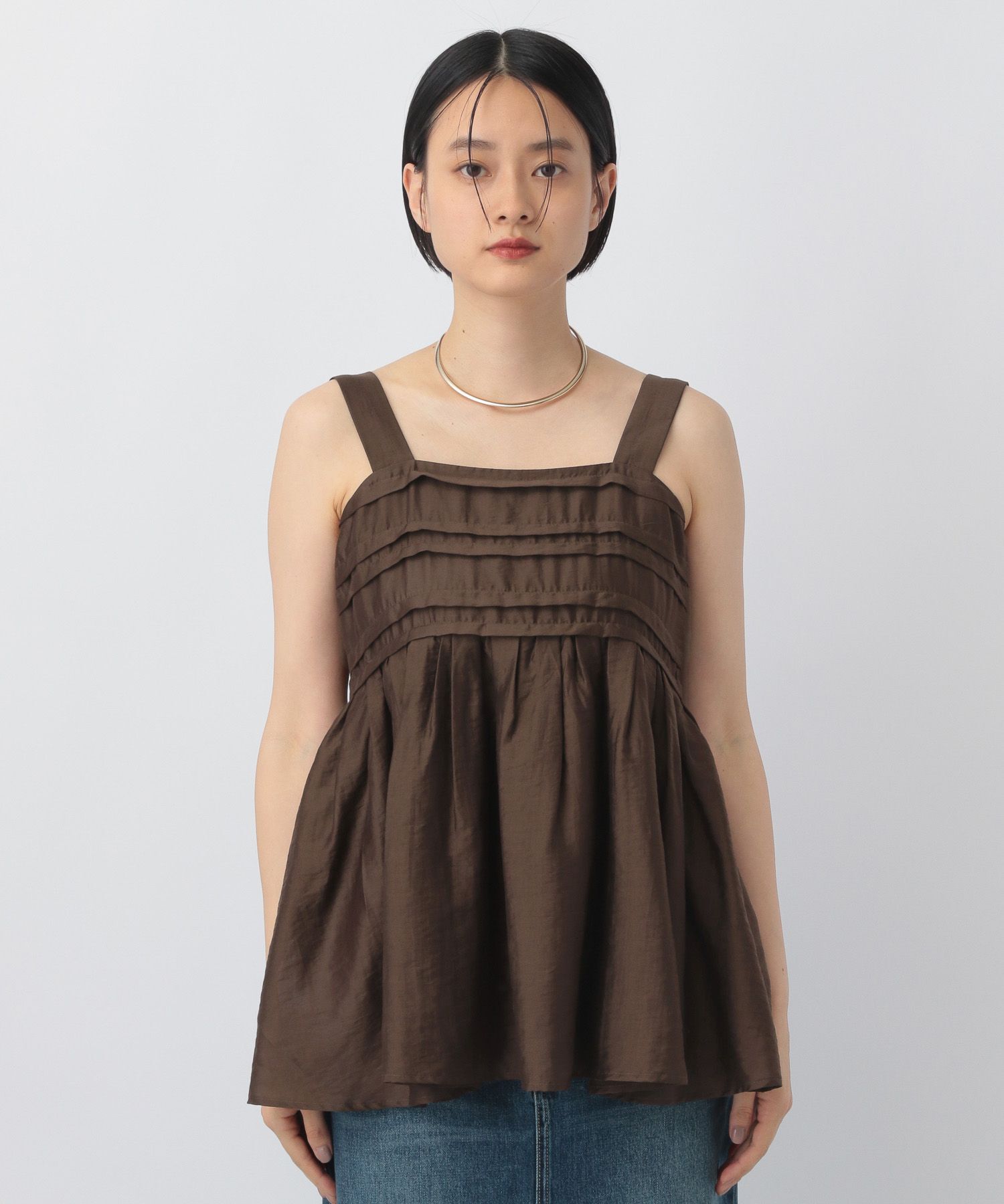 A part by 「 シアーペプラムキャミ」|シャツ・ブラウス|