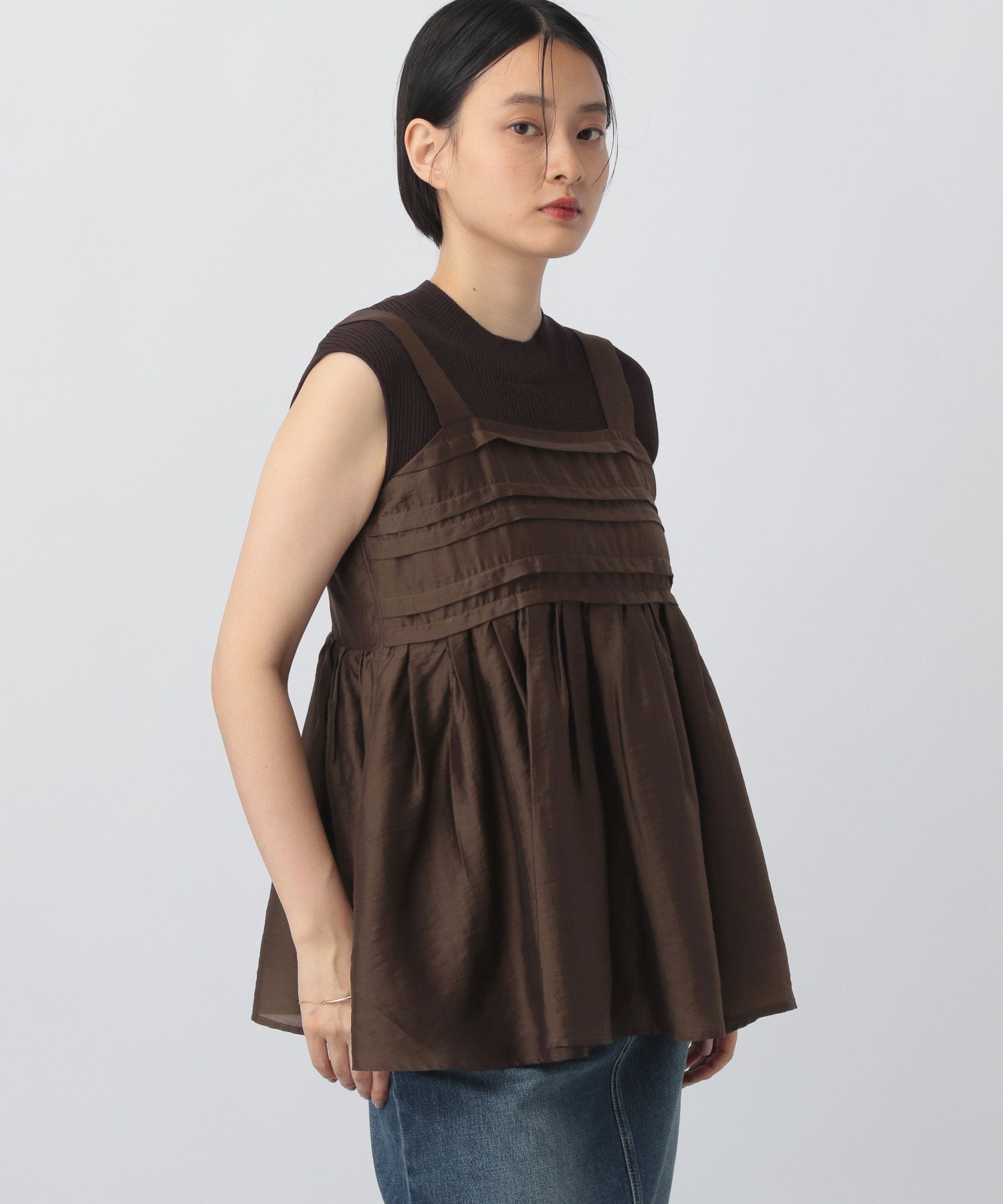 A part by 「 シアーペプラムキャミ」|シャツ・ブラウス|