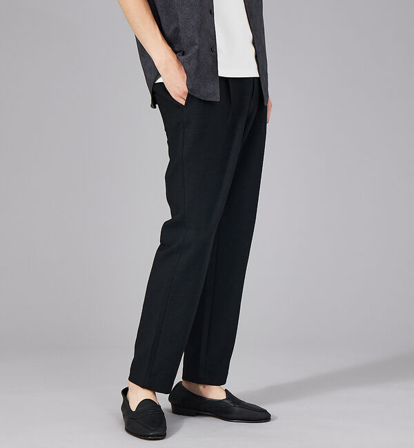 ABAHOUSE「【360&deg;ストレッチ】ドライタッチ イージーパンツ」|その他|ブラック