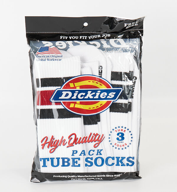ABAHOUSE「【Dickies / ディッキーズ】CDK3Pチューブラインソックス【WEB限定」|ソックス|