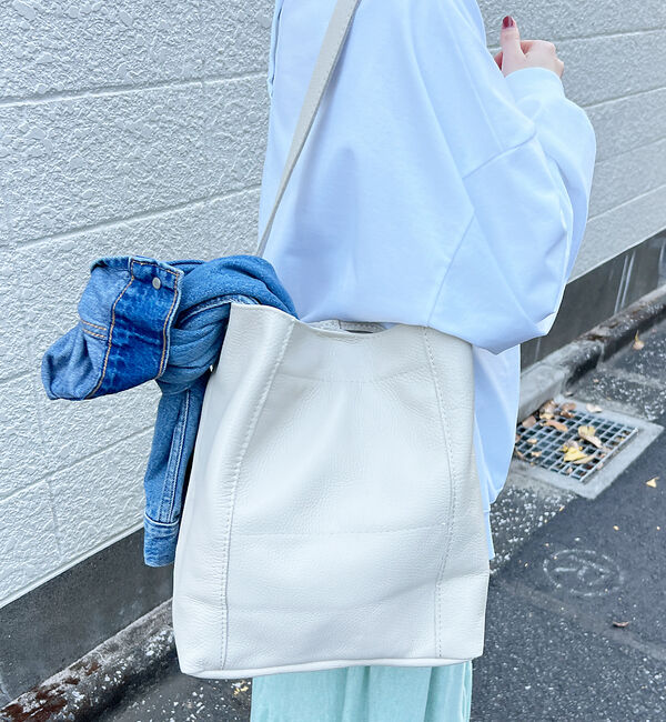 Rouge vif「【AULENTTI/オウレンティ】ワンショルダートートバッグ」|トートバッグ|