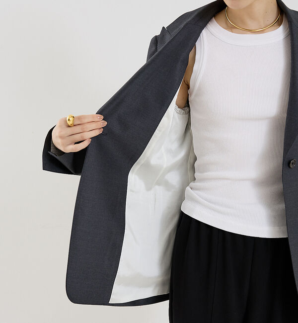 The Store by C' 「【COCUCA】ピークドマスキュリンジャケット」|テーラードジャケット|