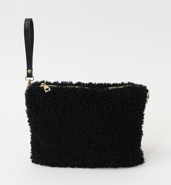 TIARA「【ANDREA CARDONE/アンドレアカルドネ】TEDDY BAG3S」|ハンドバッグ|ブラック