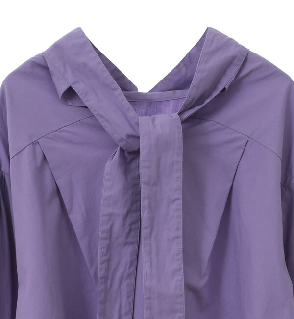  「【MARILYN MOON】2WAY POPLIN COTTON CUTWORK BLOUSE」|シャツ・ブラウス|