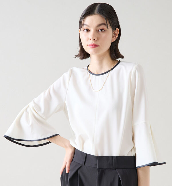 TIARA「フレアスリーブブラウス」|シャツ・ブラウス|