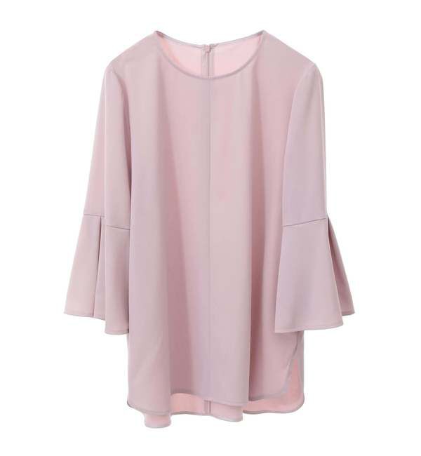 TIARA「フレアスリーブブラウス」|シャツ・ブラウス|ピンク