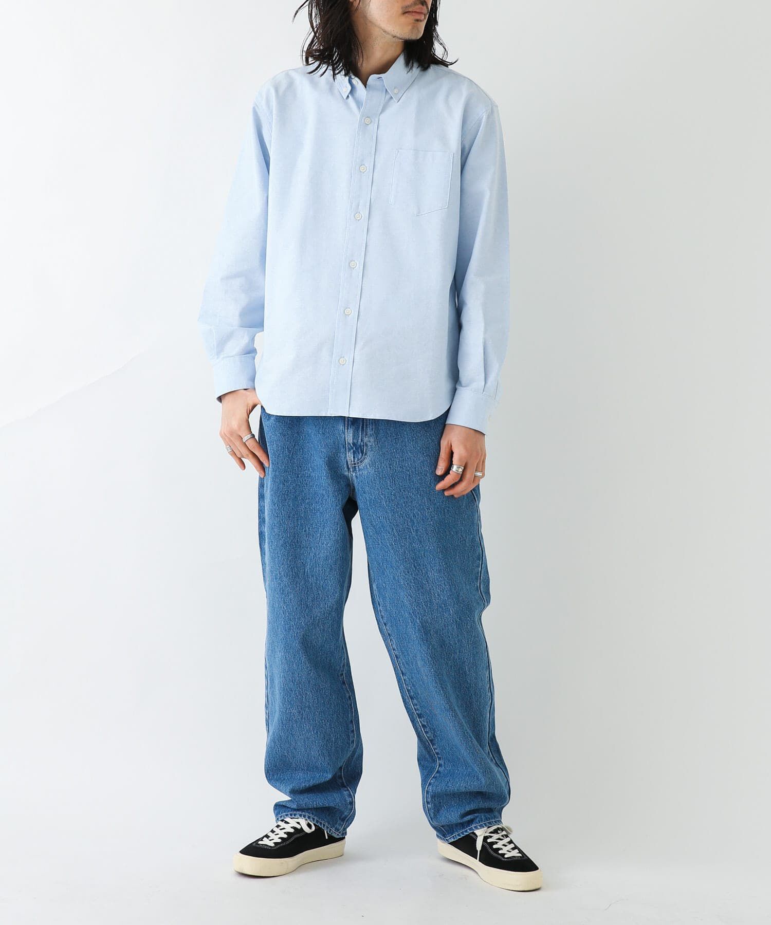 Sonny Label 「『XSサイズ/WEB限定』抗菌オックスボタンダウン長袖シャツ」|シャツ・ブラウス|