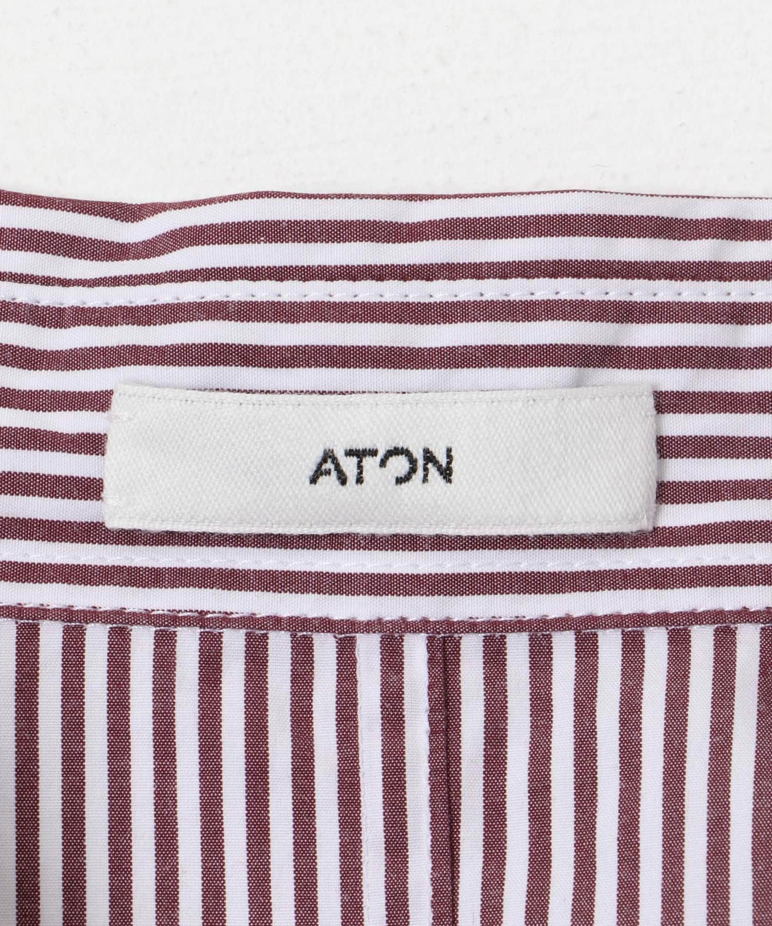 URBAN RESEARCH「ATON　GIZA STRIPE WASHED SHIRTS」|シャツ・ブラウス|