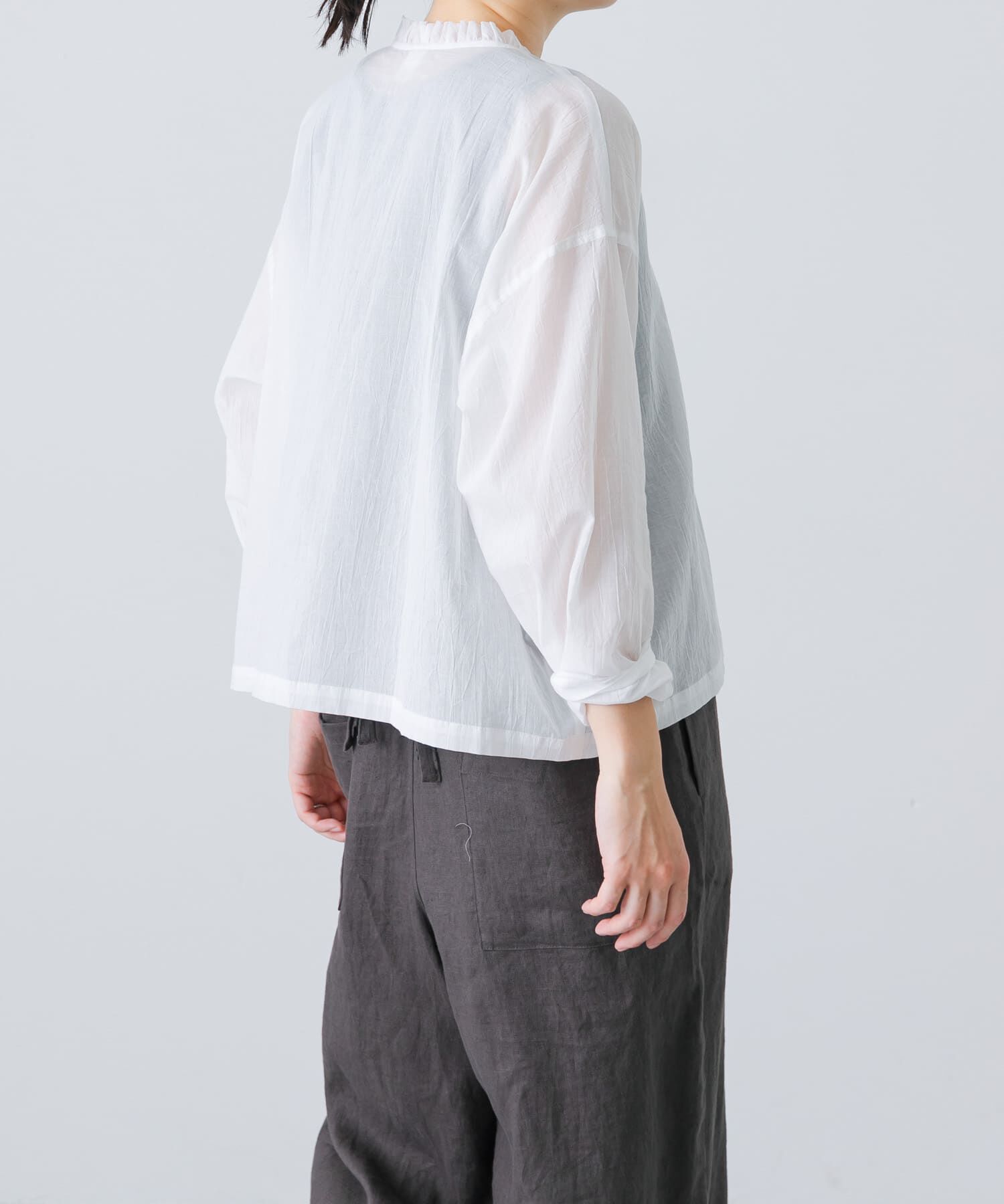 かぐれ「ミニフリルカーディガン」|シャツ・ブラウス|