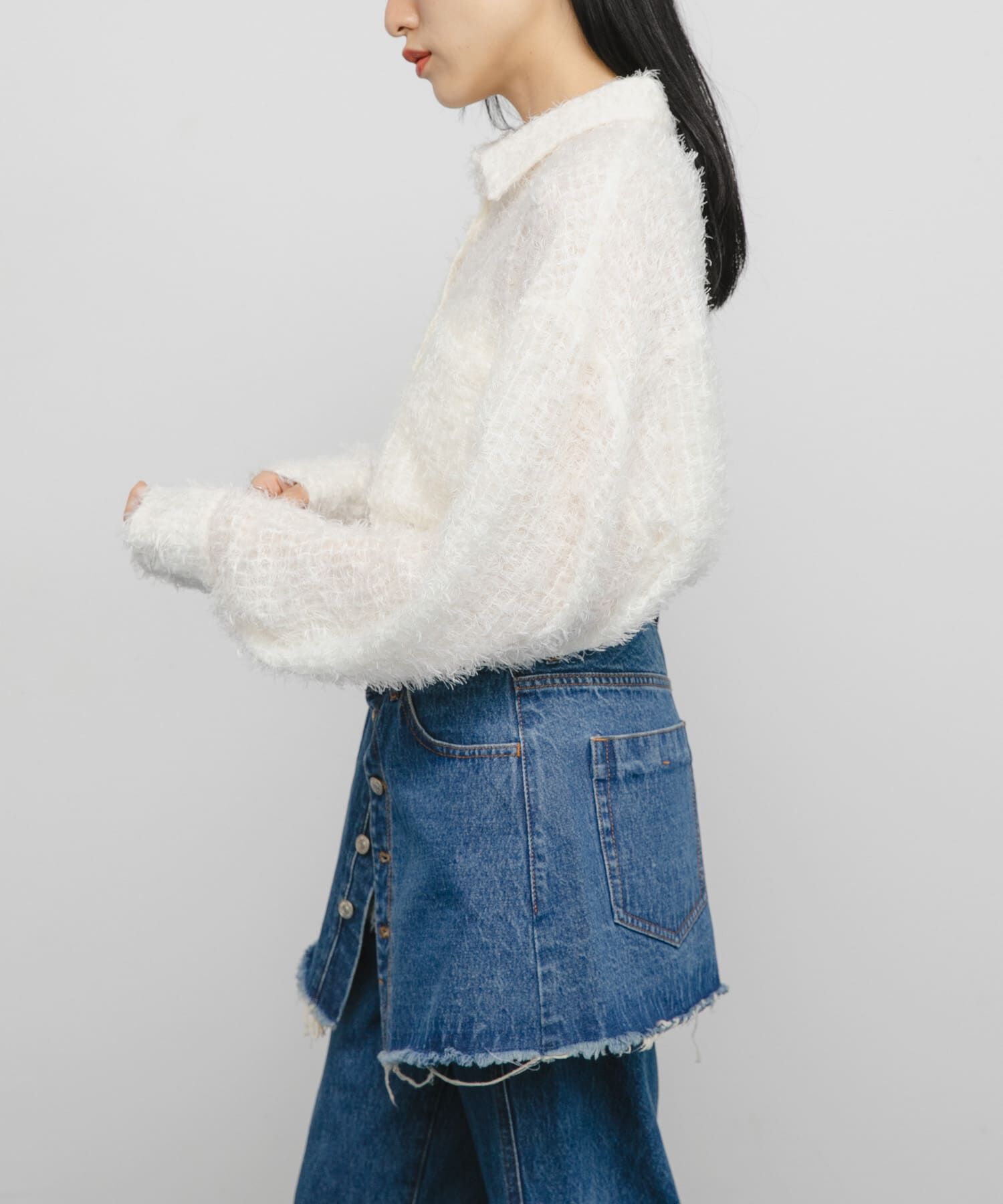  「フェザーロングシャツ」|シャツ・ブラウス|